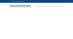 Desktop Screenshot of carletonresidential.com